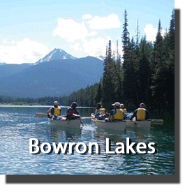 Canoeing BC Bowron Lakes